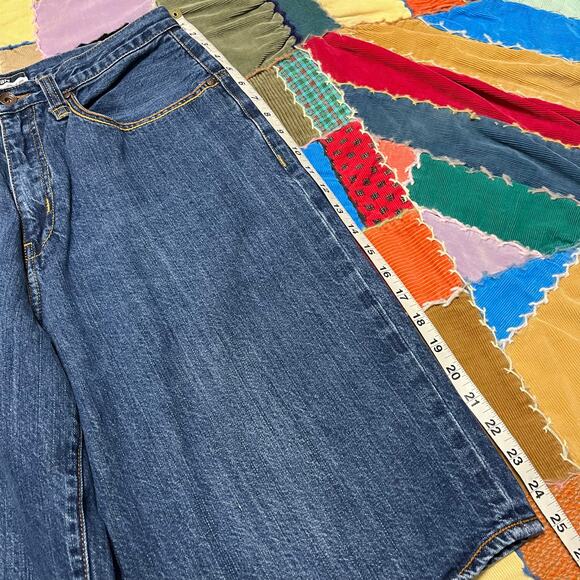 Rocawear Y2K Baggy Loose Fit Triple Pocket Blue Skater Jorts 32W - Picture 4 of 7